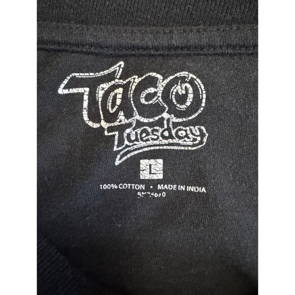 Taco Tuesday Grim Reaper Graphic Tee - Size Large (Unisex) - Picture 4 of 7